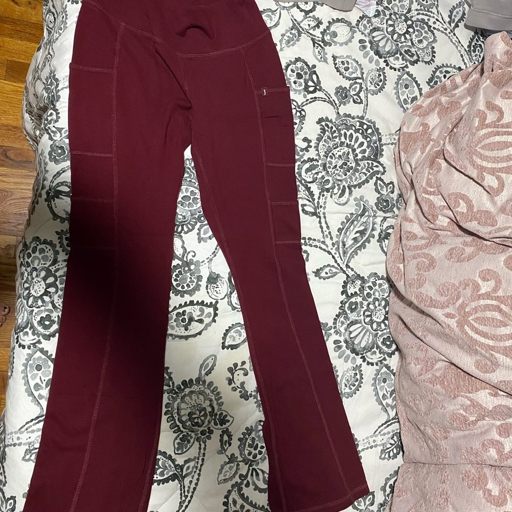 Women's Burgundy Pants